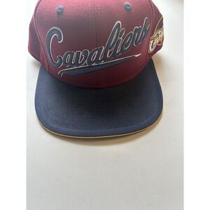 Cleveland Cavaliers Snap Back NBA Mitchell & Ness Hat Maroon Crimson Basketball